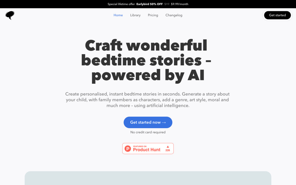 BedtimeStory AI
