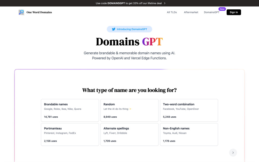 DomainsGPT
