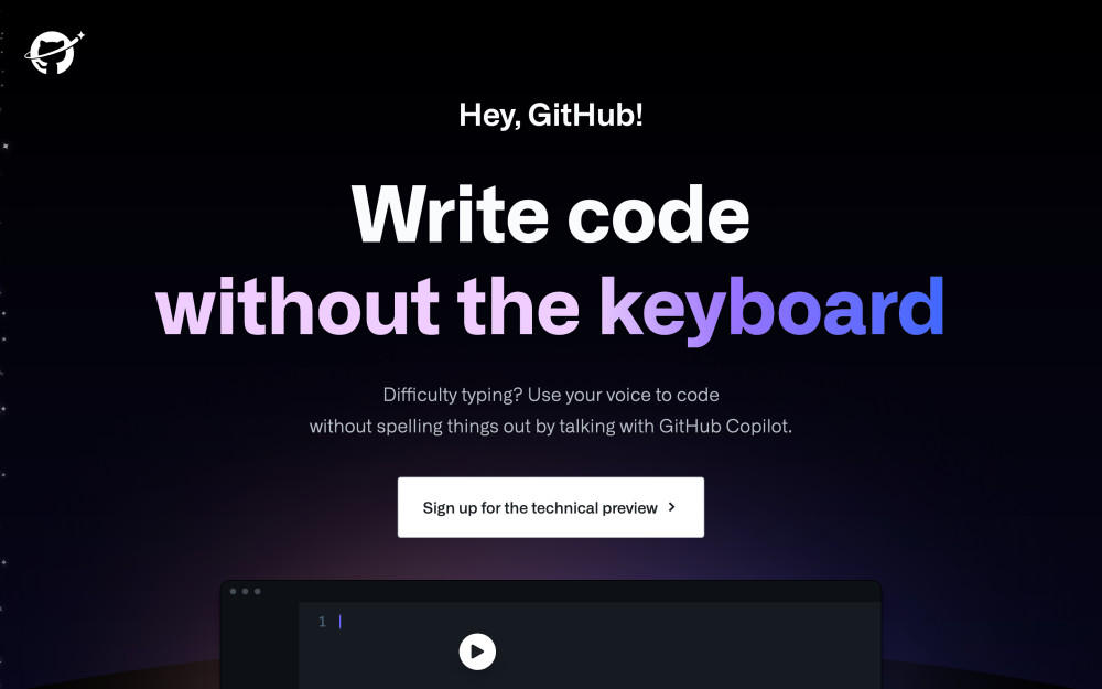 Hey, GitHub!