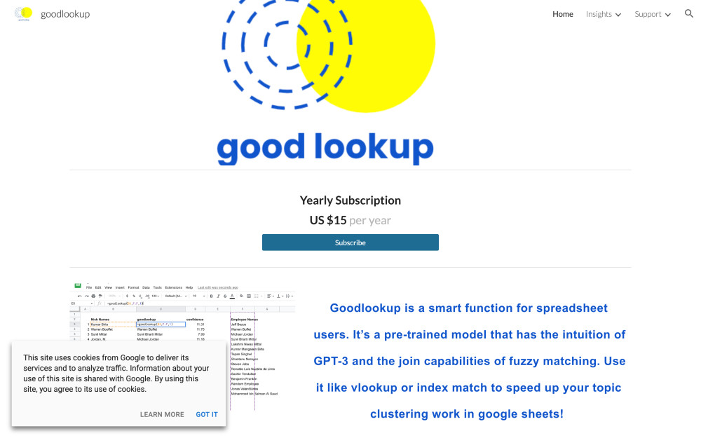 Goodlookup